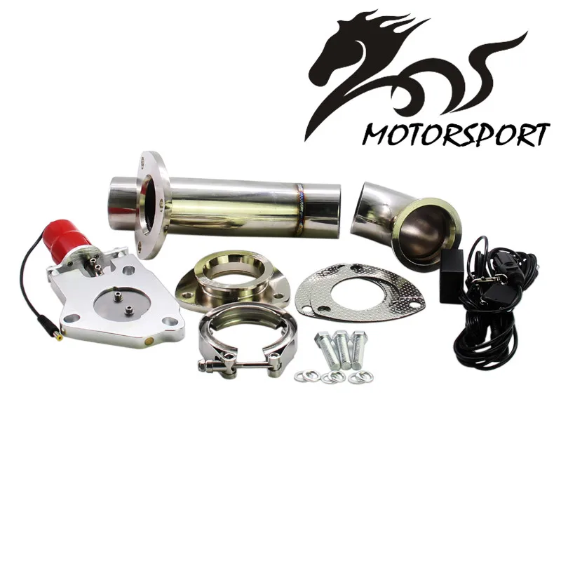 Stormcar 2.25" 57MM Electric Stainless Exhaust Cutout Cut Out Dump