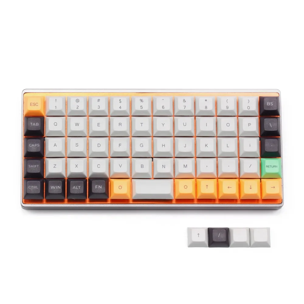 DSA keycap Dye-sub 59 клавиш для cherry mx switc 50% механическая клавиатура