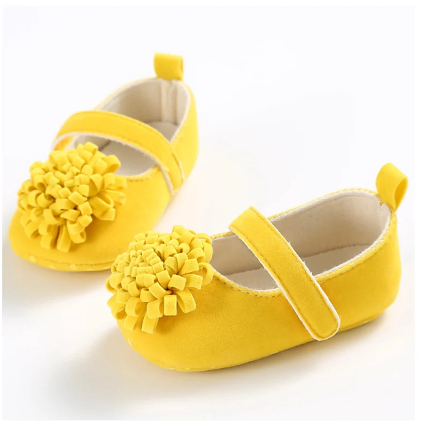 

New Cute Flower Dance Baby Shoes Newborn Chaussure Bebe Fille Soft Sole Casual Toddler Sapato Bebe First Walker Baby Girl Shoes