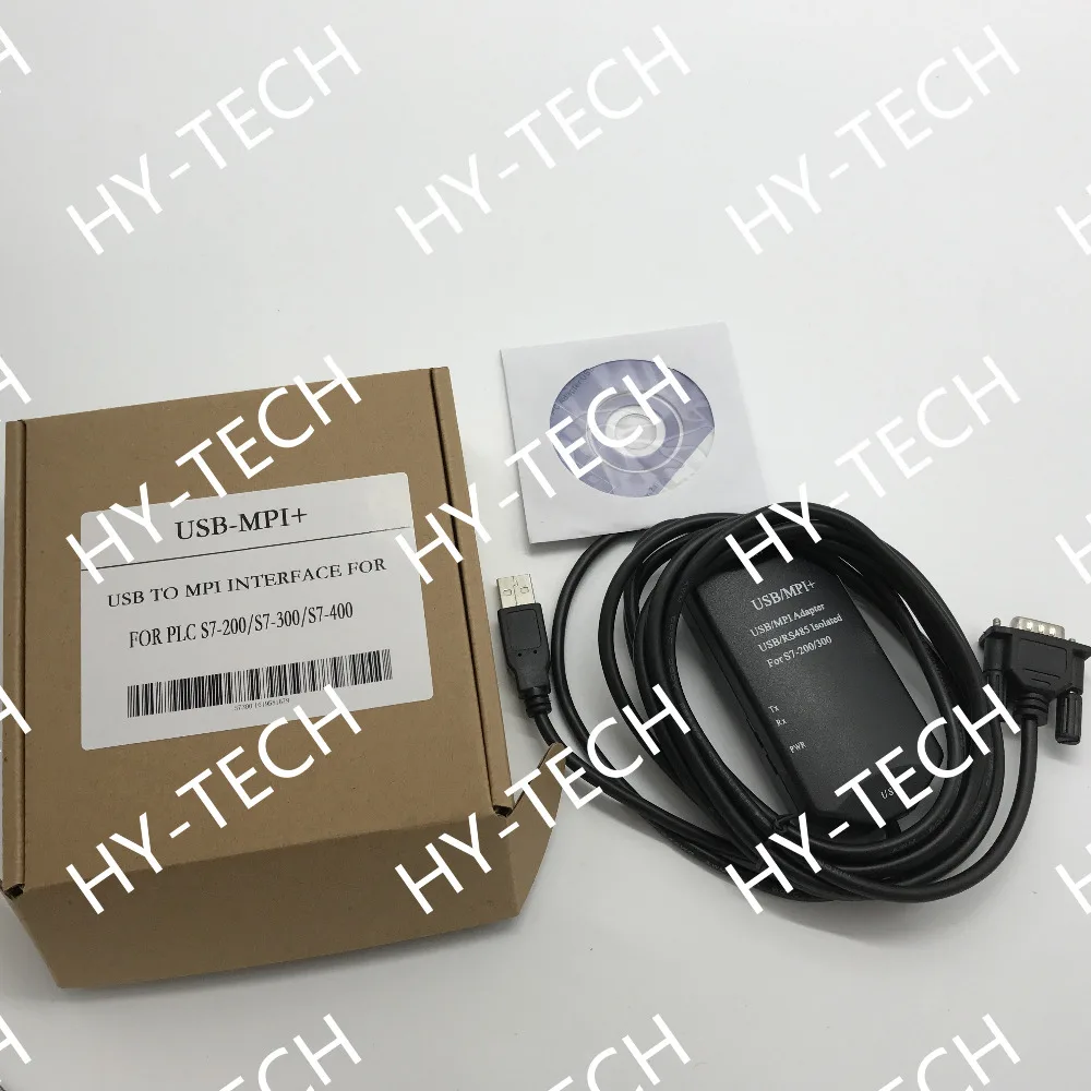 

USB-MPI S7-200/300/400 PLC programming cable USB-MPI+ to connect laptop computer replace 6ES7972-0CB20-0XA0