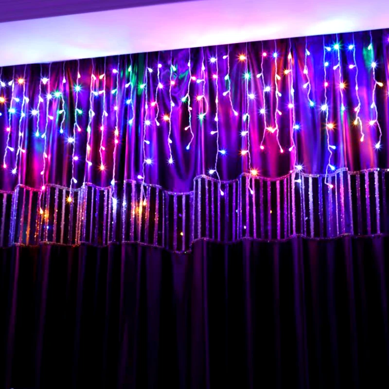 

10M 320 Bulbs Garland LED Curtain String lights Outdoor Weeding Decorative LED Lights For Holiday Party Christmas Decorations