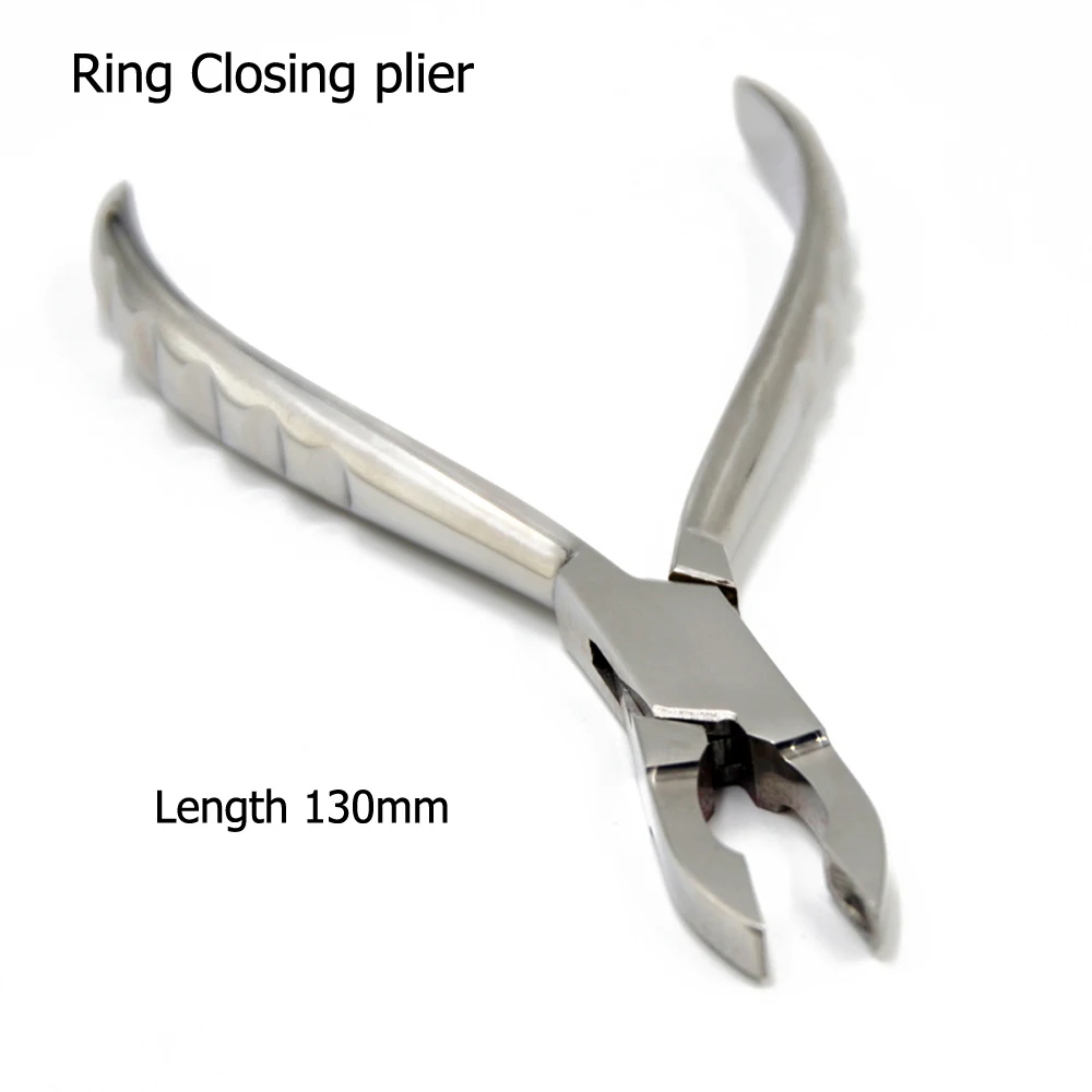Showlove-1 шт. хирургическая сталь открывающаяся форма треугольное закрывающее кольцо игольчатый зажим плоскогубцы Пинцет пирсинг инструмент для прокола