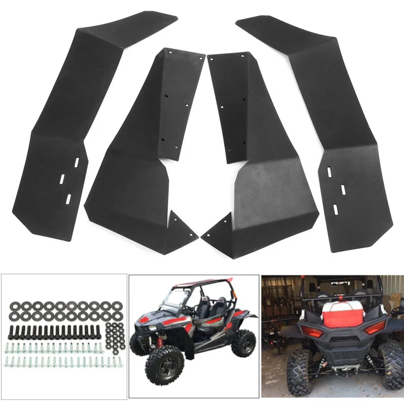 Для Fender Flares для Polaris RZR900 RZR1000- UTV Передняя Задняя для Fender Flares брызговики