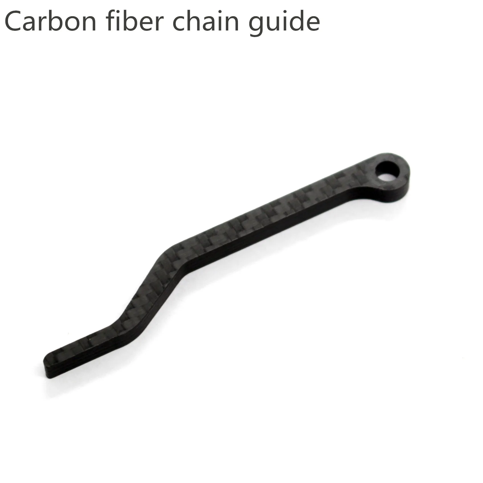 Carbon Fiber Road Bike Bicycle Chain Guide Stabilizer Anti Drop Tool 93mm 4g 