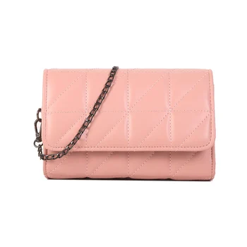 

Hot Selling Crossbody Single Shoulder Bag Rhombus Lattice Rectangle Handbag with Chain Strap for Women -B5
