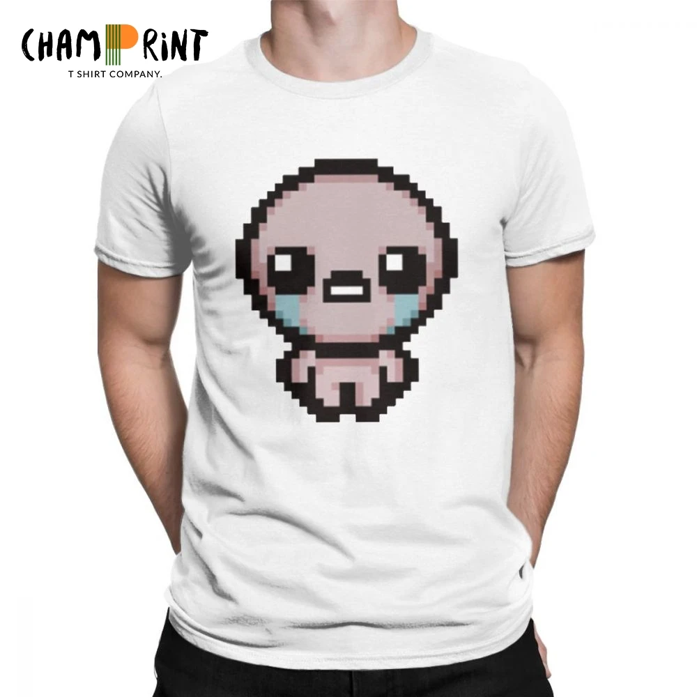 

Men T-Shirt The Binding Of Isaac Rebirth Vintage 100% Cotton Tee Shirt Short Sleeve T Shirt O Neck Clothing Printed