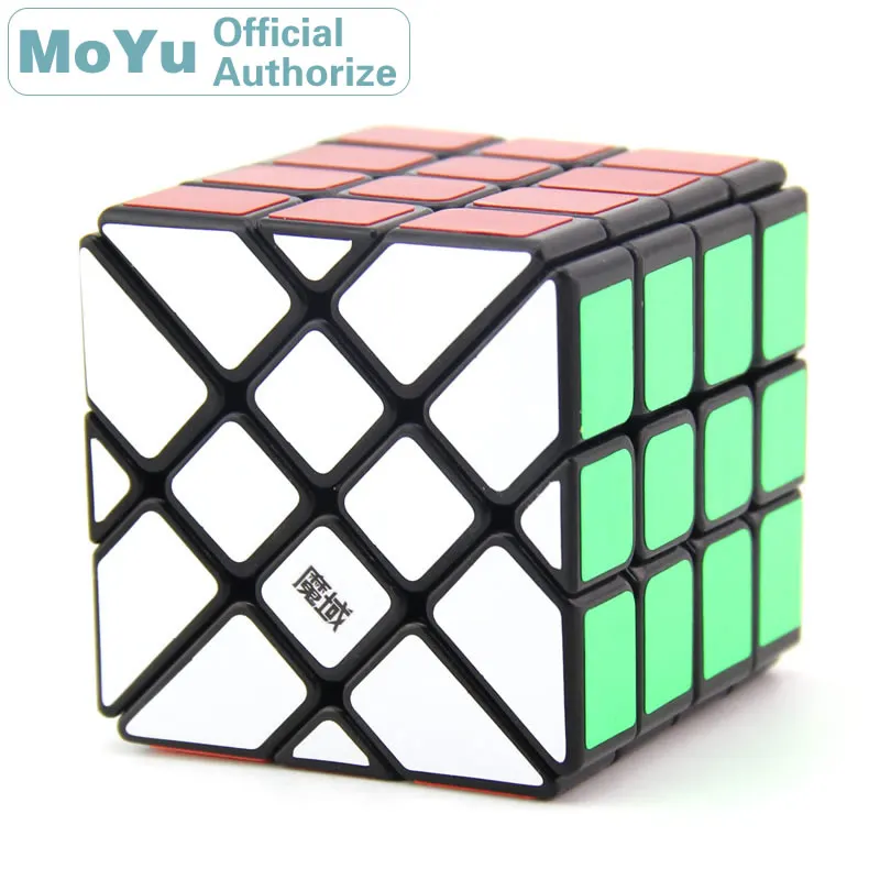 MoYu AoSu Летающий край 4x4x4 волшебный куб 4x4 Cubo Magico Профессиональный Neo головоломка с