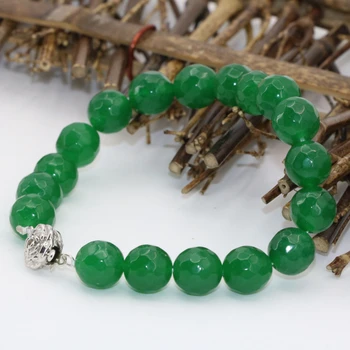 bracelet jade vert véritable
