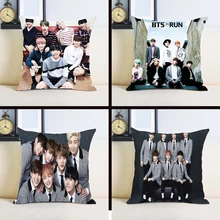 Bts 2015 Album Photoshoot Fashion Soft Conceal Zippered Twin Sides Printing Throw Pillowcase Cushion Cover
