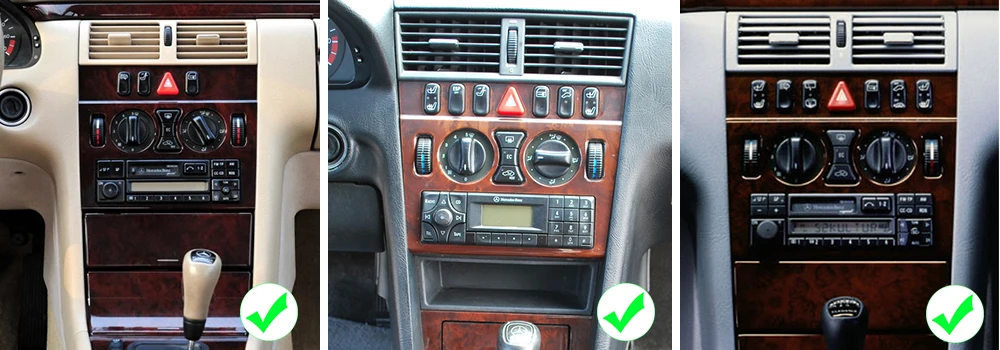 Top Android 8.0 up GPS 2 Din Autoradio System For Mercedes Benz E Class W210 1995~2003 NTG Navigation Map Car DVD Multimedia player 11