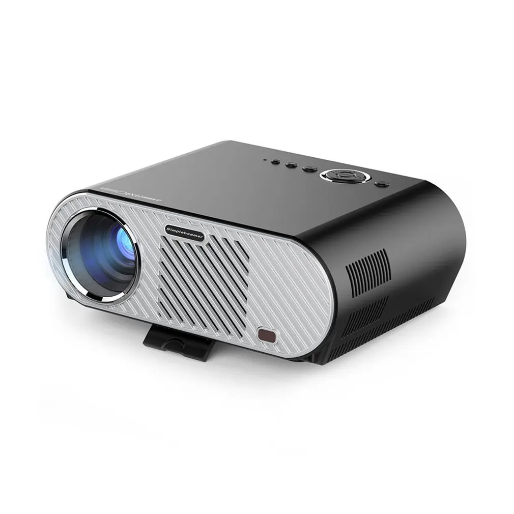 GP90 Mini LED font b Projector b font 1280x800 USB Full HD Video HDMI VGA Home