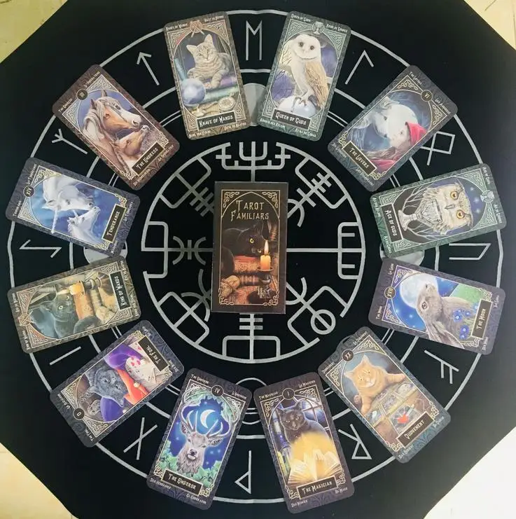 Таро familiars Cards Лиза Паркер настольная игра палуба испанская divination 78 карт|Поделки