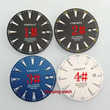 Циферблат 33,5 мм Размер циферблата часы аксессуары подходят Miyota 8215,8205, 821A, mingzhu 2813,3804 движение P881