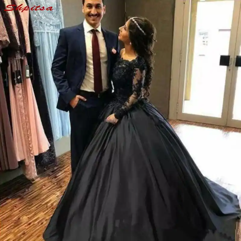 black lace mother of the bride dress