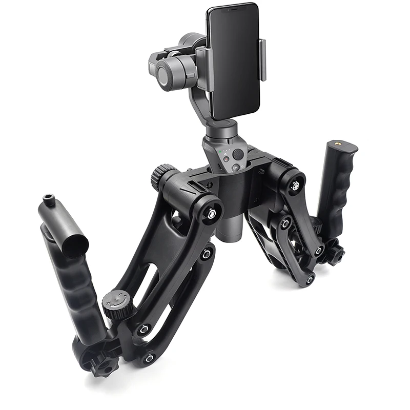Dual Handheld Stabilizer holder Gimbal Extended Bracket for DJI Osmo RONIN S Zhiyun Smooth 4 Q Camera Accessories 1 (9)