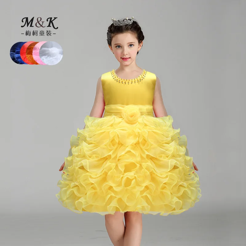 Cosplay Costume Personnalisé Enfants Princesse Paillettes Coton Bébé