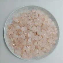 100 г натуральный розовый кварц розовый кристалл гравий минеральная очистка дегаузинг Аквариум Декоративный образец коллекция Геологическая 1-2 см