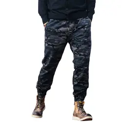 Jogger брюки для девочек мужские Плиссированные High Street Тактический модные камуфляжные брюки уличная Пот Мужские костюмы Большие размеры Lc7009