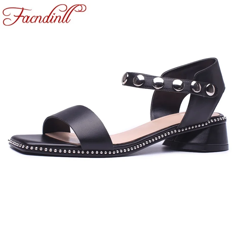 casual rivet sandals
