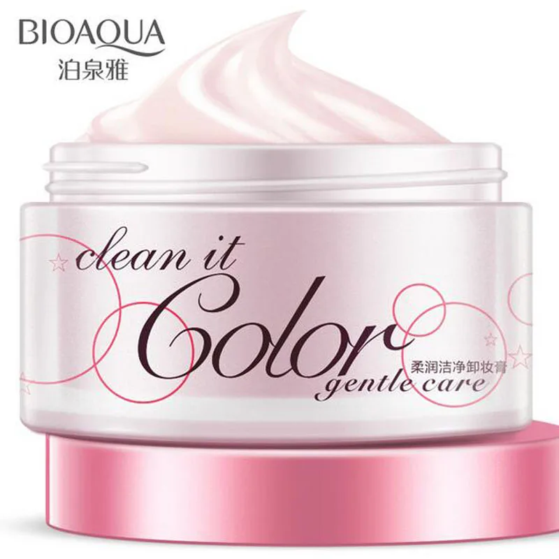 

BIOAQUA Brand 1pc Deep Cleansing Cream Oil Makeup Remover Water Whitening Moisturizing Eyes Lips Face Skin Care Mild Cleanser