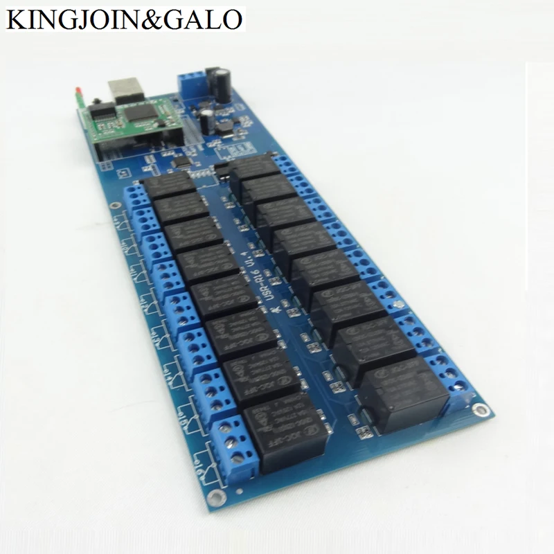 Промышленная сеть LAN WAN Ethernet 16 канальный релейный контроллер платы модуль