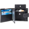 Baborry Men Wallets Genuine Cow Leather Wallets Thin Purse Card Holder Fashion Magic Purse Dollar Price Men Wallets 2