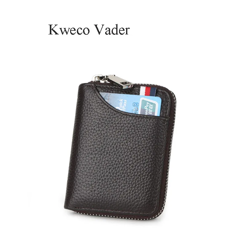 Бренд Kweco Vader, чехол для карт, мини-кошелек, мужской мульти держатель для карт, Воловья кожа, держатель для карт, кредитный держатель для карт, для путешествий