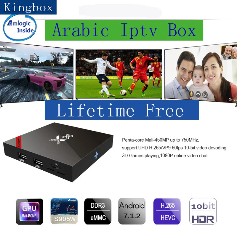 

X96 Free forever TV box Smart tv iptv arabic lifetime free 2000+ Arabic Europe Africa America chs good for Australia Sweden