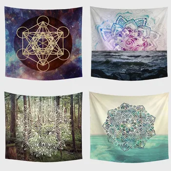 

Deep Mountains Gully Pattern Tapestry Wave Surge Tapestry Wall Hanging Beach Throw Mat Hippie Bedspread Yoga Mat Blanket