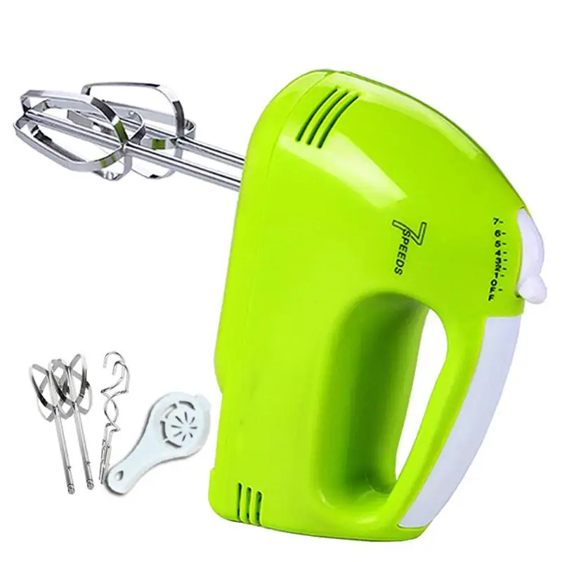 

7 Speed Dough Hand Mixer Electric Egg Beater Food Blender Multifunctional Food Processor Ultra Power Mixer Kitchen Cooking Tools