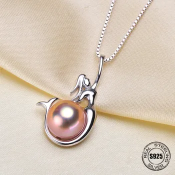 

Special Offer 925 Sterling Silver Pearl Pendant Necklace Pendant Findings Jewelry Parts Fittings Women Accessories