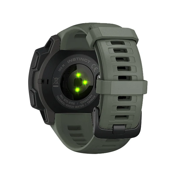 Силиконовый ремешок для часов JKER Quick Release для Garmin Instinct, сменный ремешок, легко подходят для часов, Wirstband - Цвет: Army Green