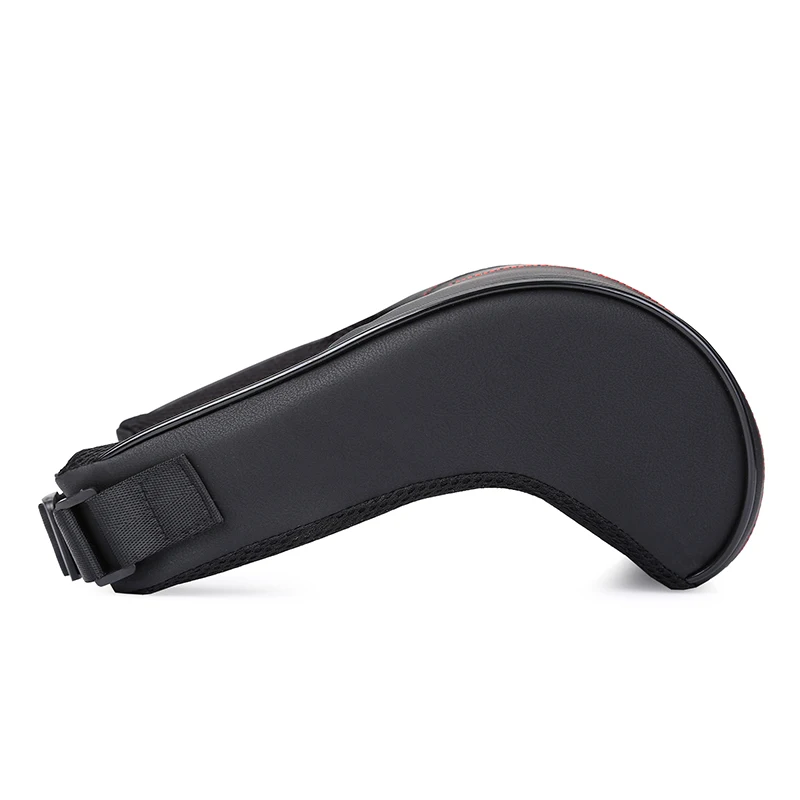 AUTOYOUTH Car Neck Pillow Memory Foam Pillow 1PCS PU Leather Car Auto Seat Neck Rest Black Seat Headrest Cushion High Quality