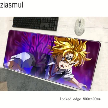 

Seven deadly sins padmouse 800x400x3mm gaming mousepad game xl mouse pad gamer computer desk Colourful mat notbook mousemat pc