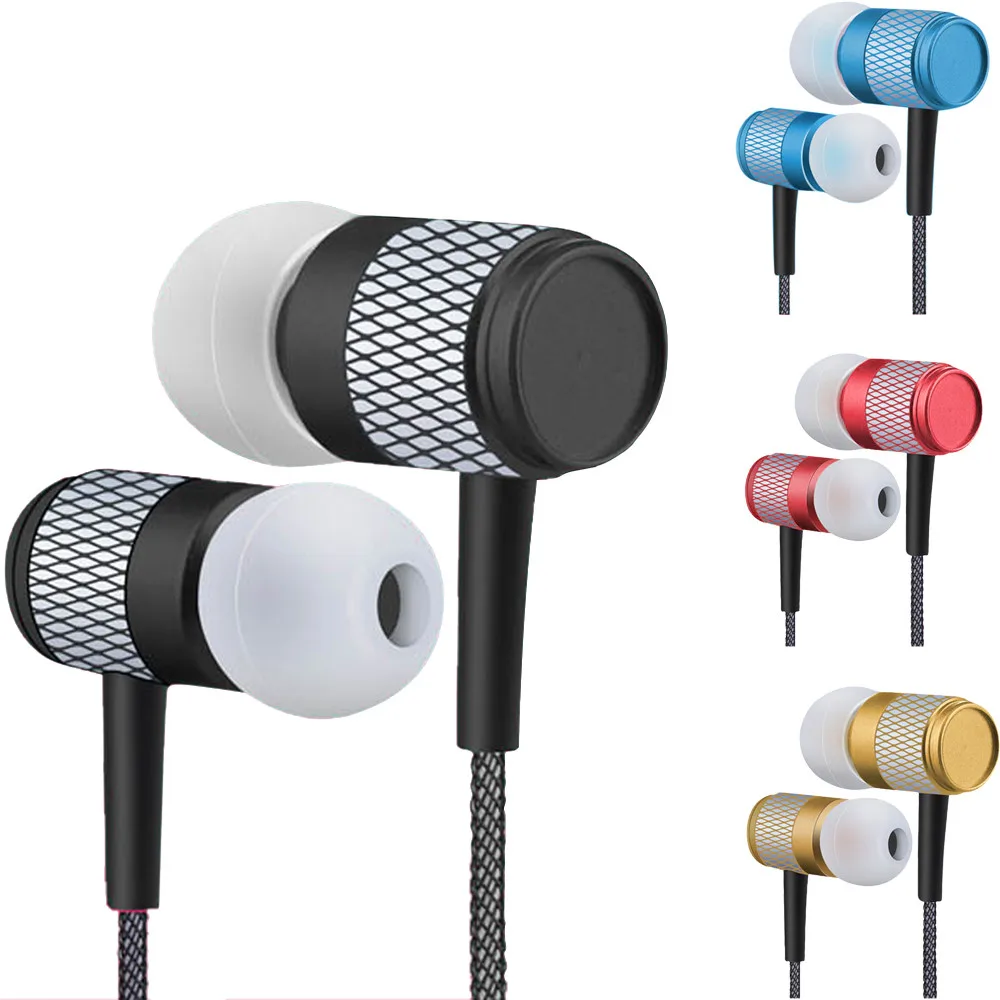 

Universal 3.5mm In-Ear Stereo Earbuds Earphone Super Bass For Cell Phone For Dynamic MP3 MP4 Drop Shipping