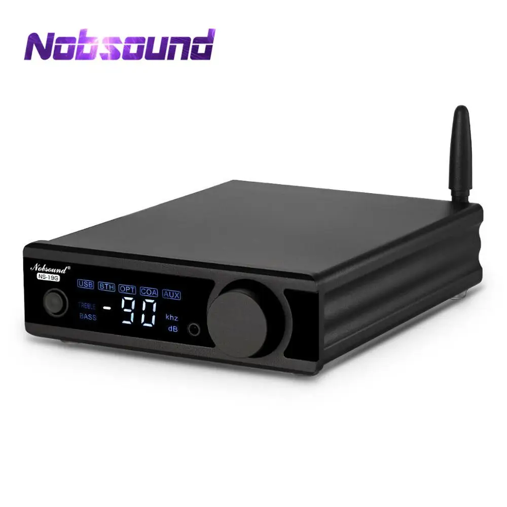 Усилитель мощности Nobsound HiFi Stereo Bluetooth 9. 0 TDA7498E с NFC активный внешний декодер USB/OPT/COAX