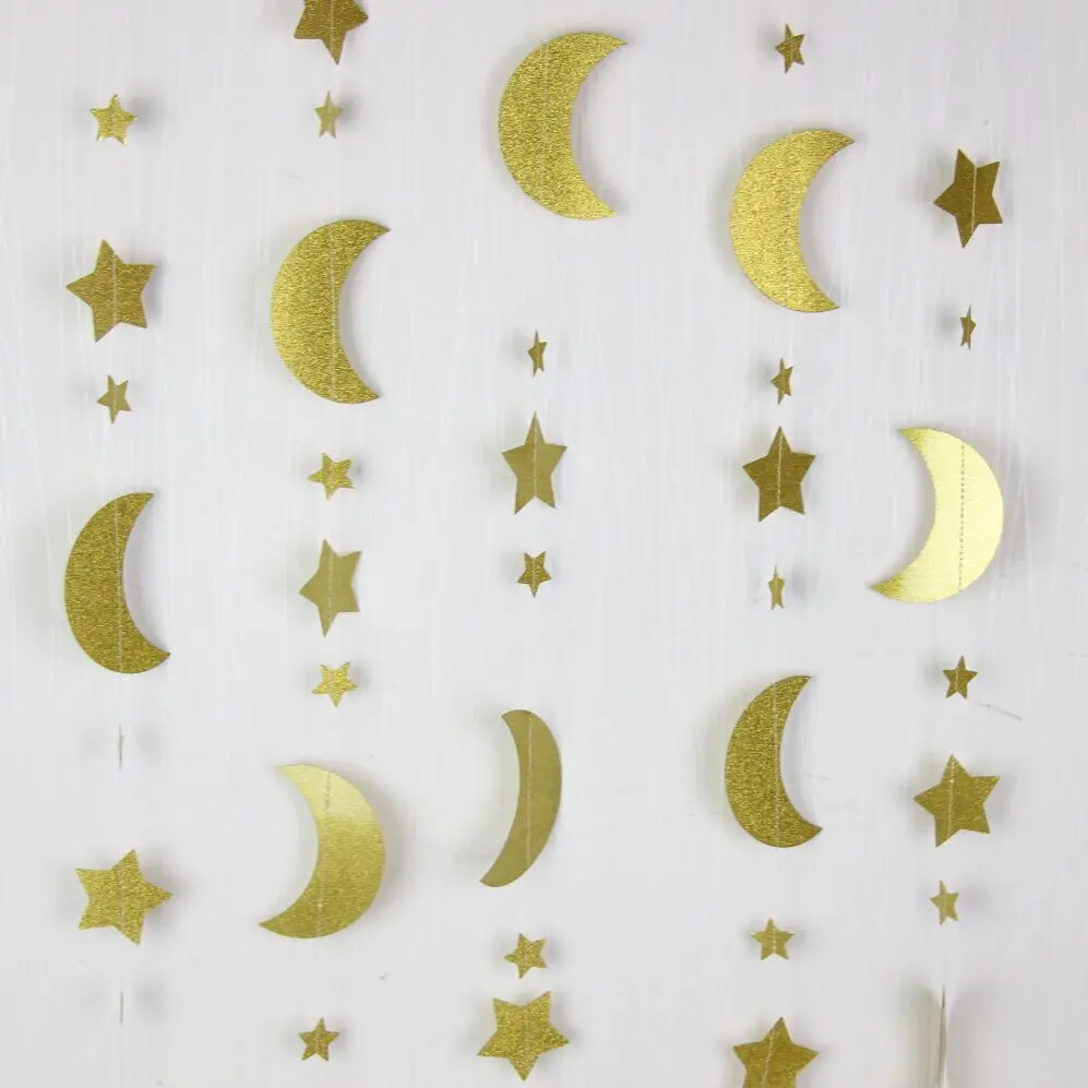 (2 шт./лот) twinkle Little Star золото Baby Shower гирлянды свадебное фото фон висит поставки