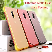 Luxury Borderless Case for Oneplus 7 Pro Phone Cases Transparent Back Cover for One plus 7 Pro Ultrathin Shockproof Matte Strop