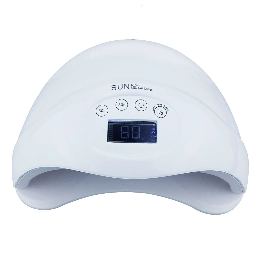 

SUN5 Plus 48W Ice Lamp UV LED Lamp Nail Dryer Two Hand Gel Polish Curing Light with Bottom 30s/60s/99s Timer LCD display UV Lamp
