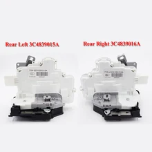 Transporte rápido 2 pair traseiro para vw passat b6 skoda superb a4 a5 q5 q7 tt fechadura da porta central trava atuador 3c4839015a 3c4839016a