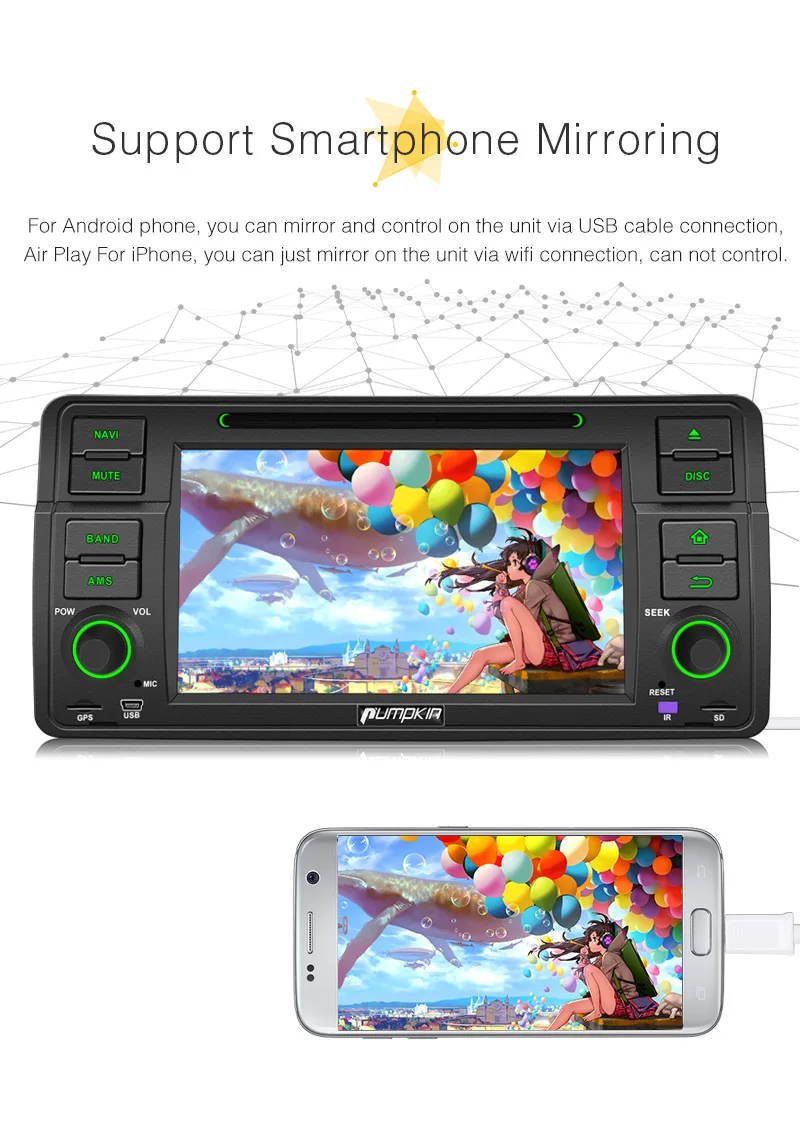 Flash Deal Pumpkin 2 Din 7