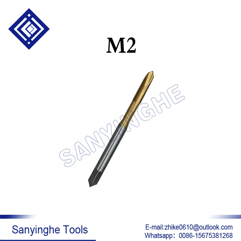 

10pcs/lots M2/M2.5/M3/M3.5/M4/M5/M6/M8/M10/M12 YAMAWA nitride high speed steel spiral tap special stainless steel screw taps