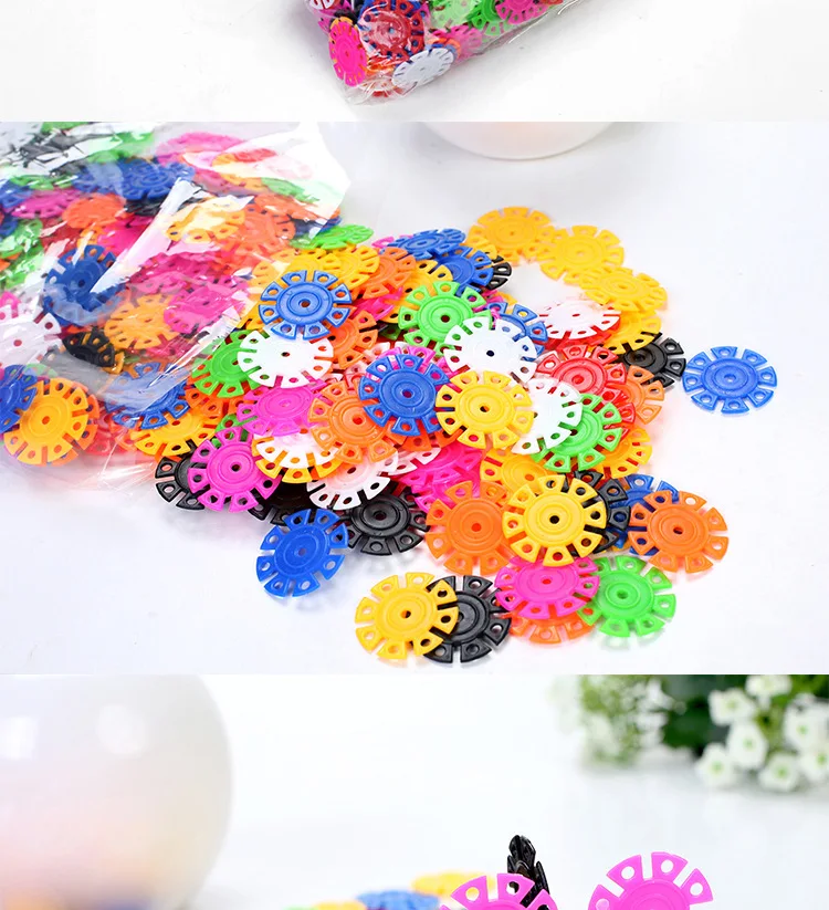 150pcs montessori snow snowflake chenille toy crafts pipe cleaner