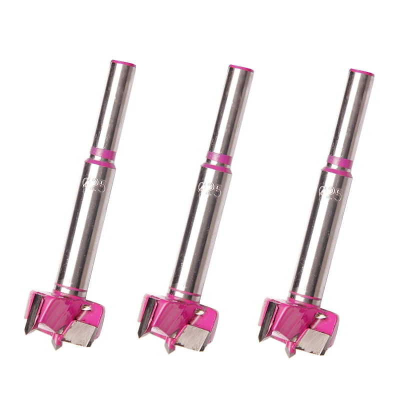 3 Pcs Woodworking Core Drill Bit Set 25mm Wood Core Drill Bit Hole Saw