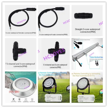 

Mi Light SYS-RL1/SYS-RW1/SYS-RC1/SYS-RC2/ RGB+CCT wifi led rgb zone controller9W 15W remote LED light ip68 waterproof