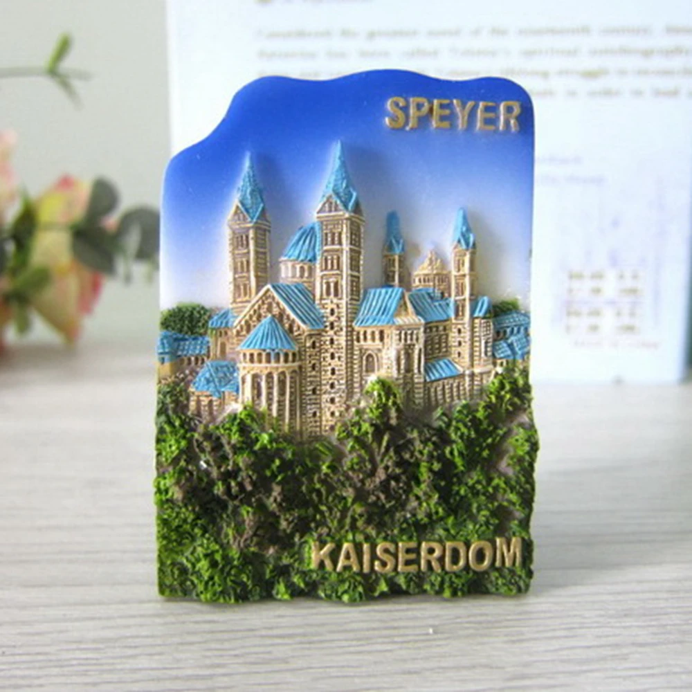 

Speyer Germany Tourism Souvenirs Fridge Magnets Handmade Resin Refrigerator Magnetic Message Stickers Home Decor Decoration