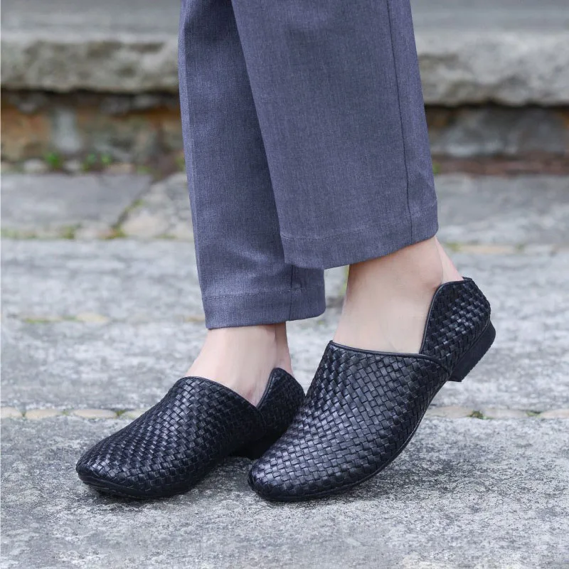 Chaussures Confortable Armure Cuir En Joker Respirant Main Plates D'été Femmes Printemps Et Noir fait Simple Avec De Plat p6q1Agw