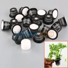 20Set Dia.43mm Mesh Pot Net Basket+Clone Collar Foam Insert Hydroponic Aeroponic Plant 20Set Dia.43mm Mesh Pot Net Basket+Clone Collar Foam Insert Hydroponic Aeroponic Plant