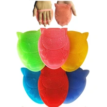 Супер мягкая силикагелевая щетка для ванной детская Ванна Очищающая лицо Очищающая макияж удаляет щетка для очистки ванной силикагель массаж