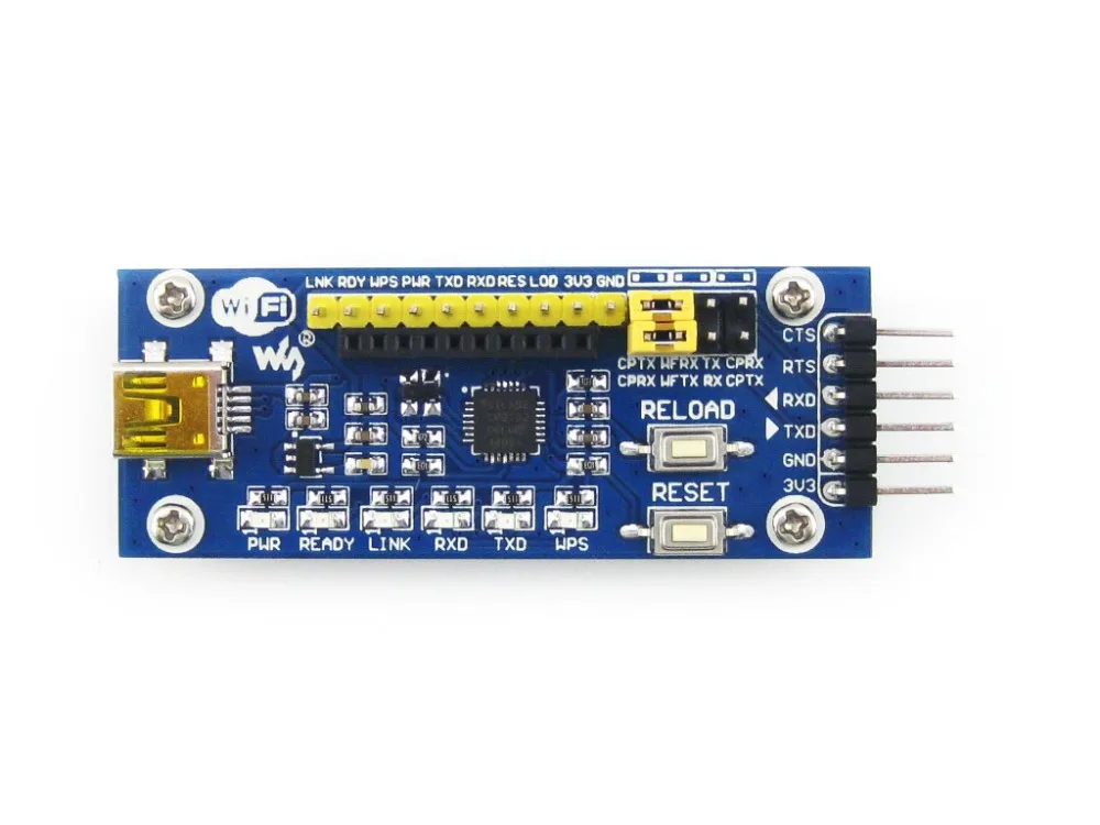 

Parts LPT100 WiFi Module USB to UART USB Wifi Wireless Communication Development Board Evaluation Module Kit External Antenna